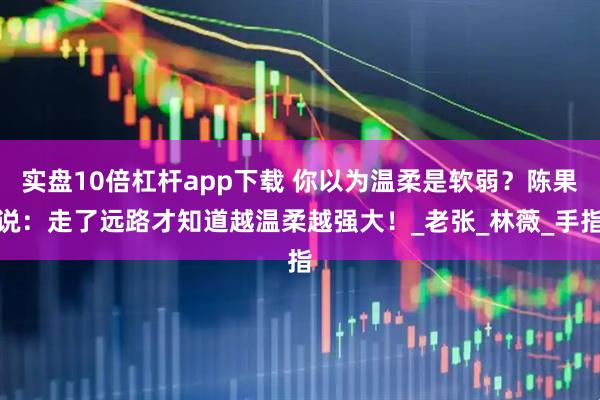 实盘10倍杠杆app下载 你以为温柔是软弱？陈果说：走了远路才知道越温柔越强大！_老张_林薇_手指